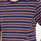 Camiseta listrada Levi's Classic Relaxed Fit Masculina Azul Tamanho XX-G