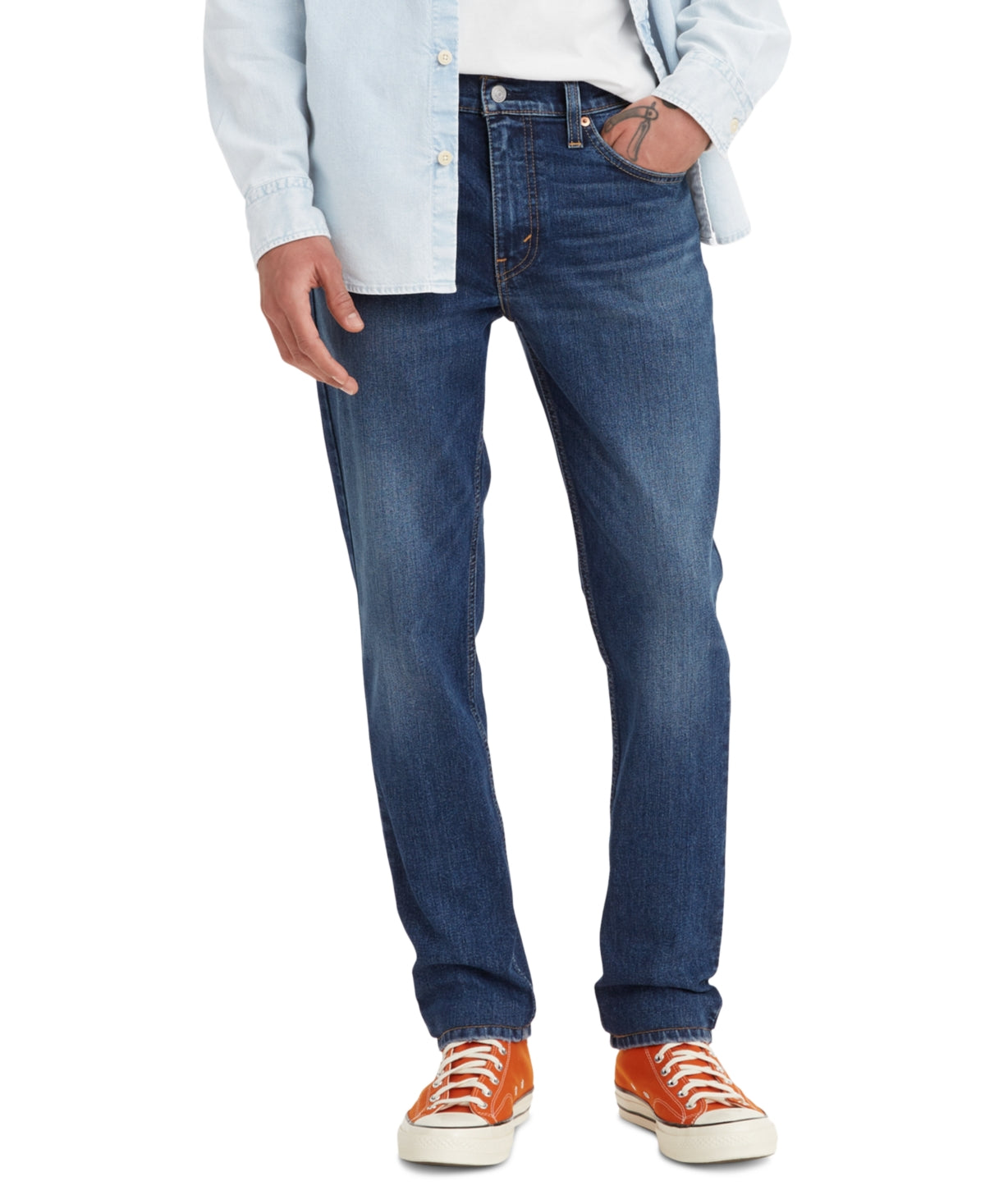 Calça jeans Levi's 511 Warm Slim Fit Stretch Masculina Azul Tamanho 33X30