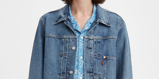 Jaqueta Trucker Jeans Relaxed Fit Tipo I Masculina Levi's Azul