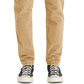 Calça jeans Levi's 512 Slim Tapered Fit de veludo cotelê masculina, amarela, tamanho 38x30
