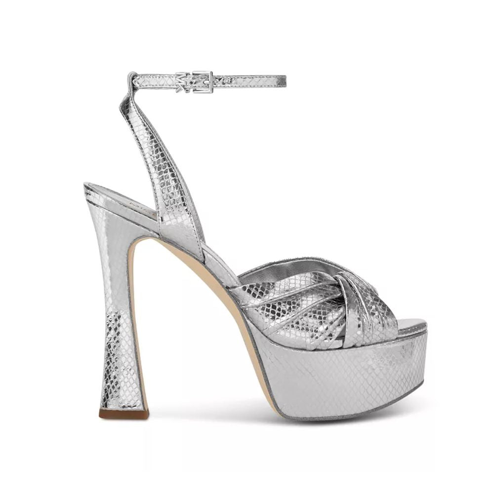 Sandália plataforma feminina Michael Kors Selena cinza tamanho 6