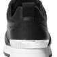 Tênis feminino Michael Kors Allie Stride Trainer com cadarço, preto, tamanho 7M