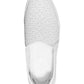 Tênis feminino Michael Kors Ophelia Slip-On, branco, tamanho 7,5