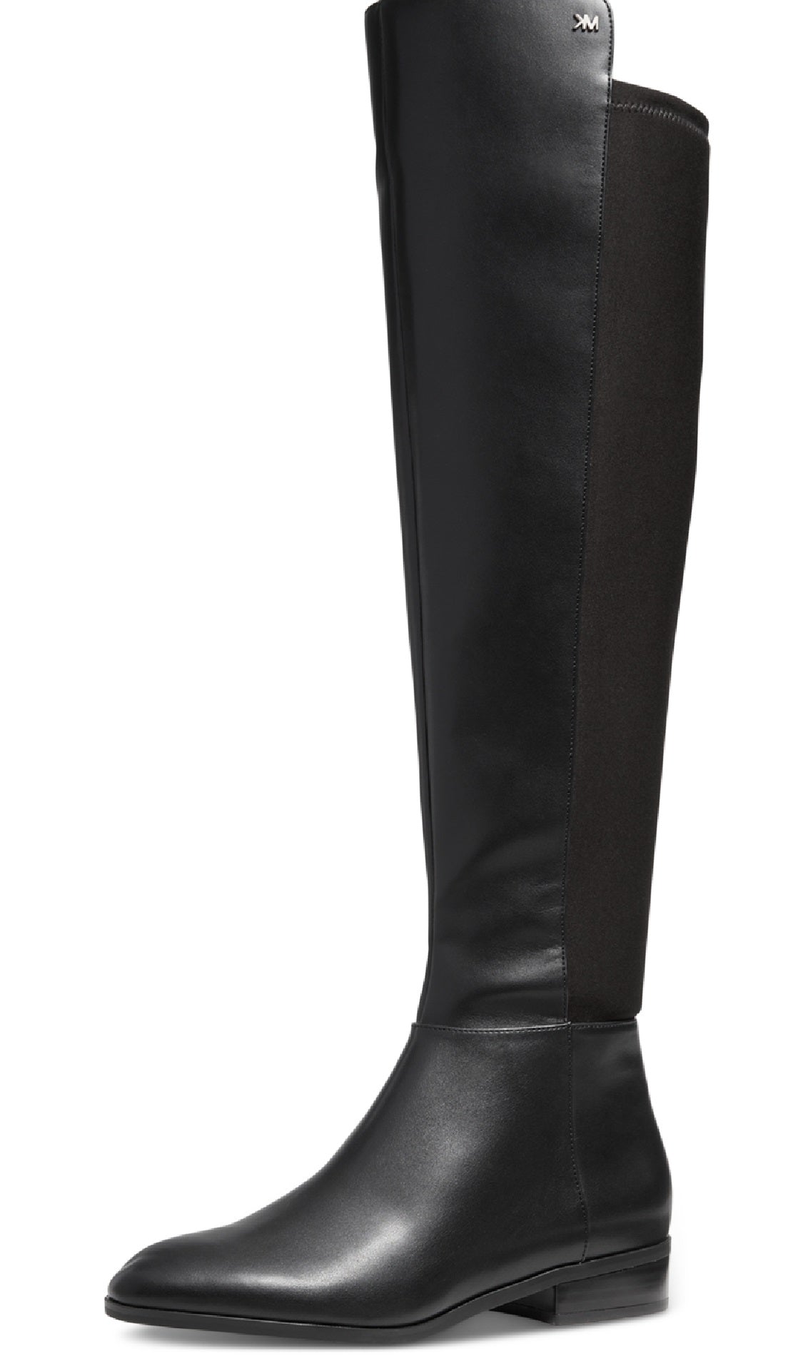Botas rasteiras femininas Michael Kors Bromley pretas, tamanho 7,5 M