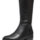 Botas rasteiras femininas Michael Kors Bromley pretas, tamanho 7,5 M