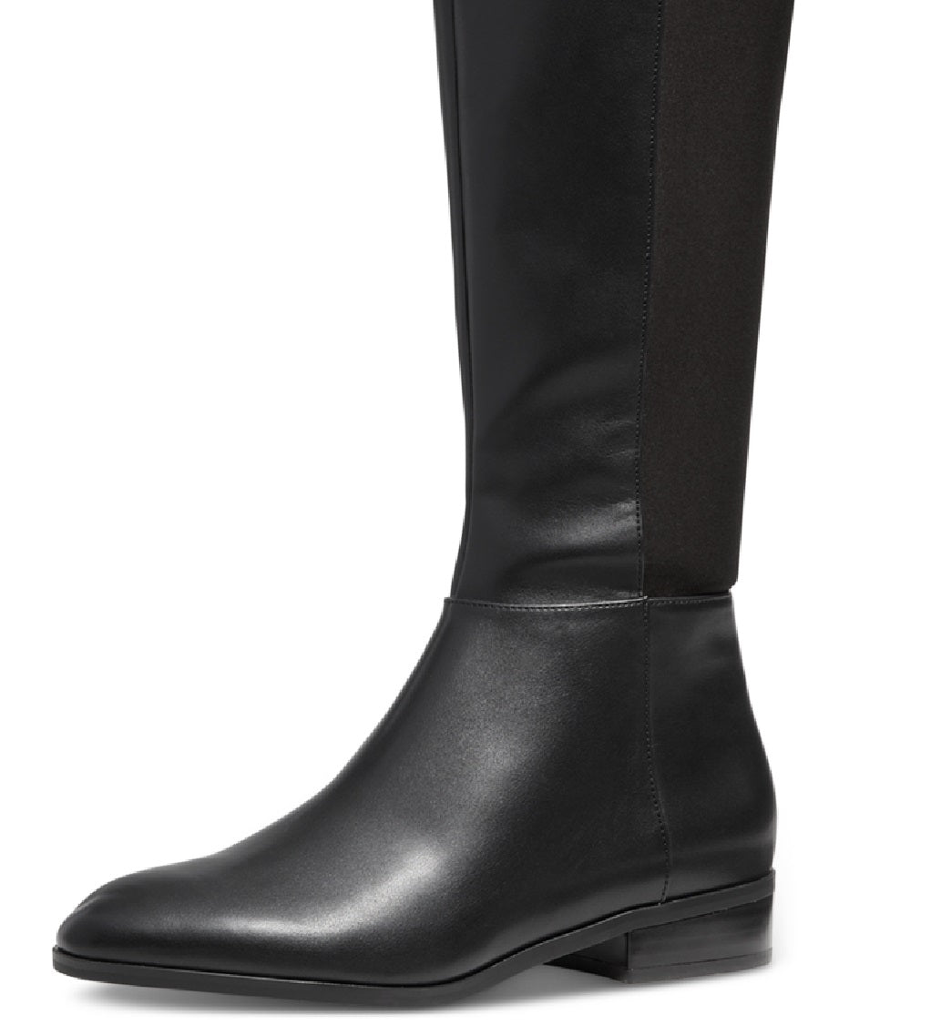 Botas rasteiras femininas Michael Kors Bromley pretas, tamanho 7,5 M