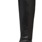 Botas rasteiras femininas Michael Kors Bromley, pretas, tamanho 10