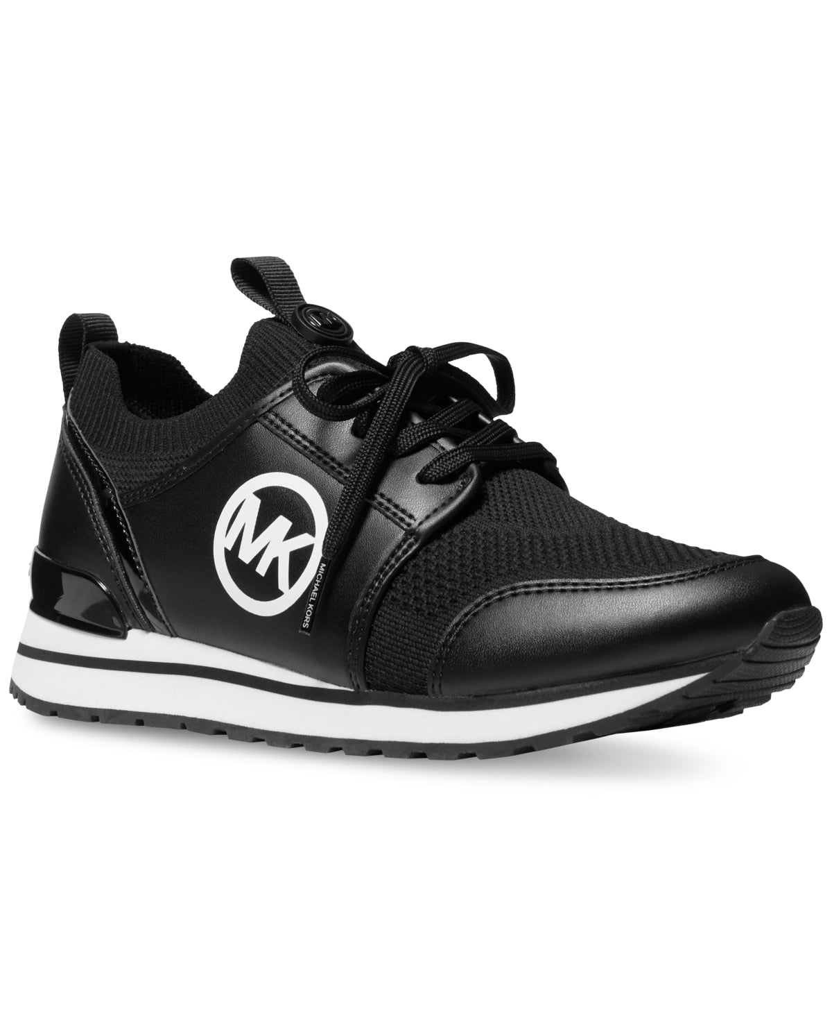 Tênis feminino Michael Kors Dash Knit, preto, tamanho 8