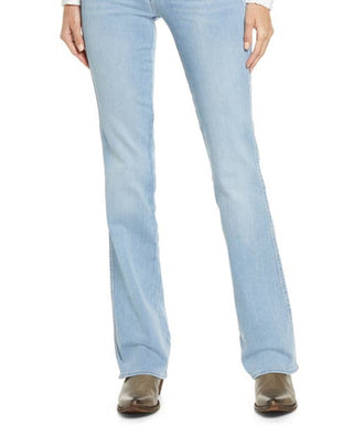 Calça jeans feminina Kimmie Flare Leg Azul JEN7, tamanho 30