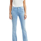 Calça jeans feminina Kimmie Flare, azul, tamanho 31, JEN7