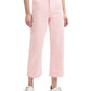 Calça jeans feminina JEN7 de cintura alta, rosa, tamanho 8