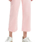 Calça jeans feminina cropped perna larga rosa tamanho 18 da 7 For All Mankind