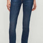 Calça jeans skinny feminina JEN7 sem filtro, cintura alta, azul, tamanho 26