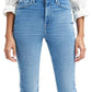 Calça jeans skinny boot feminina sem filtro JEN7, azul, tamanho 25