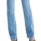 Calça jeans skinny boot feminina sem filtro JEN7, azul, tamanho 25