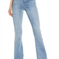 Calça jeans skinny bootcut feminina JEN7, cintura alta, azul, tamanho 28
