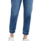 Calça jeans jogger feminina de cintura alta 7 For All Mankind, azul, tamanho 8