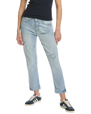 JEN7 Women's Josefina High Waist Ankle Boyfriend Jeans Blue Size 29