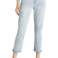 Calça jeans feminina estilo boyfriend, cintura alta, azul, tamanho 30, JEN7