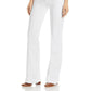 Calça jeans feminina JEN7 cintura alta com costura frontal, branca, tamanho 30