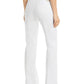 Calça jeans feminina 7 For All Mankind, cintura alta, costura frontal, branca, tamanho 32