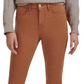 Calça jeans feminina justa e reta JEN7, marrom, tamanho 18