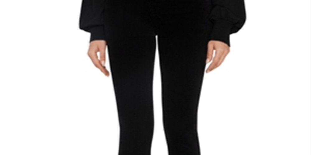 Calça jeans skinny feminina JEN7 Velvet cintura média preta tamanho 29