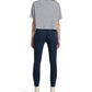 Calça jeans skinny feminina 7 For All Mankind, cintura alta, preta, tamanho 26