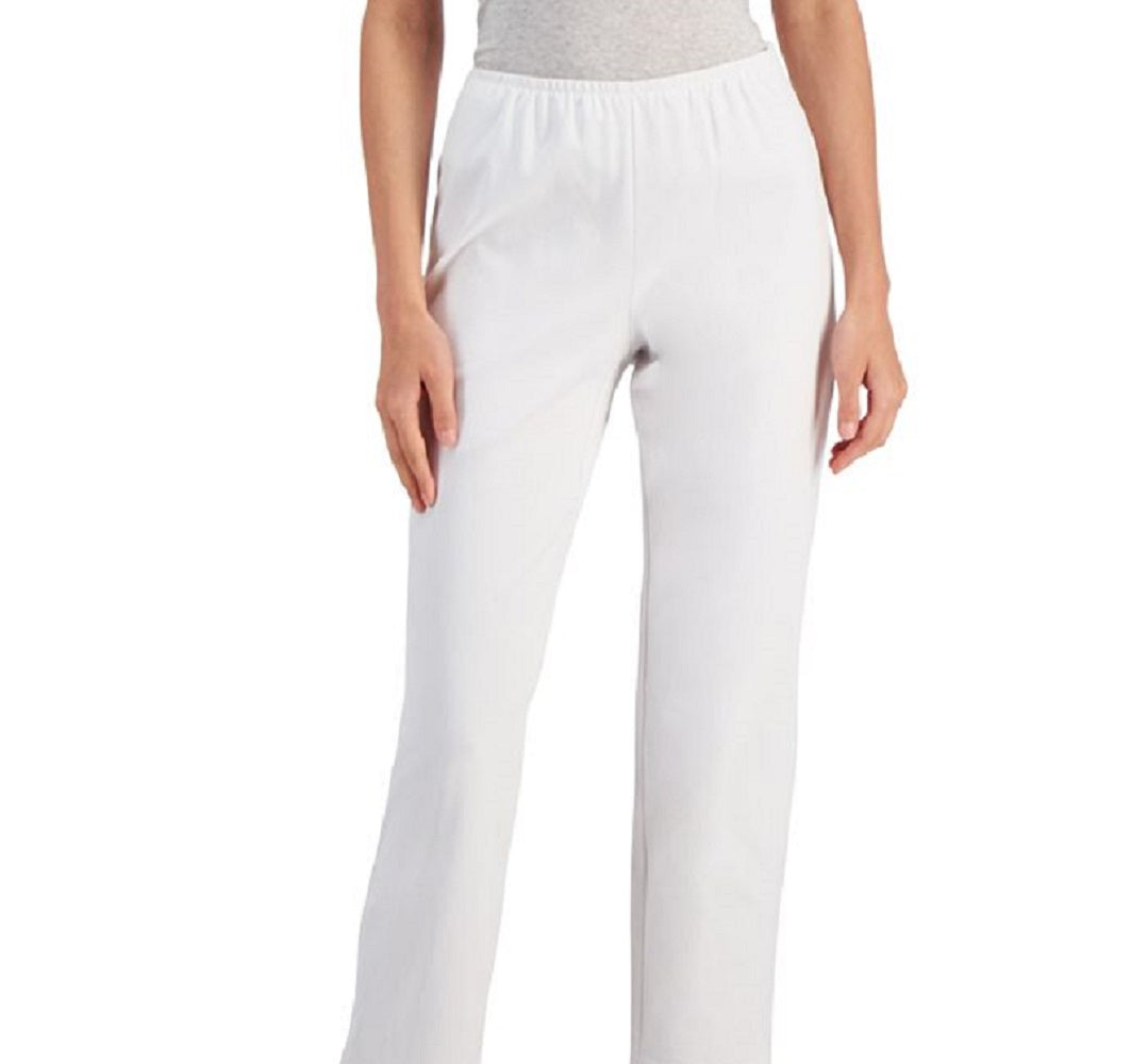 Calça Eileen Fisher Feminina Slim Fit Orgânica Branca Tamanho XS