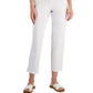 Calça Eileen Fisher Feminina Slim Fit Orgânica Branca Tamanho XS