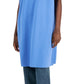 Vestido Eileen Fisher Feminino Manga Curta Relaxada Azul Tamanho P