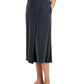 Calça curta envolvente Eileen Fisher feminina, cinza, tamanho pequeno