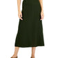Saia de linho feminina Eileen Fisher, verde, tamanho grande