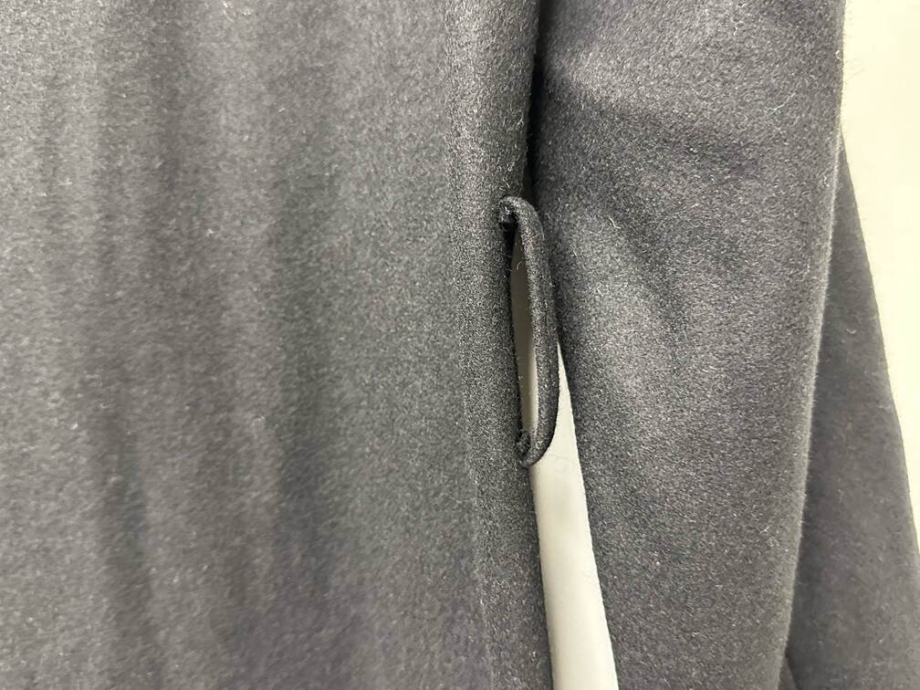 Casaco longo assimétrico com cinto Kenneth Cole feminino, preto, tamanho 6