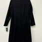 Casaco longo assimétrico com cinto Kenneth Cole feminino, preto, tamanho 6