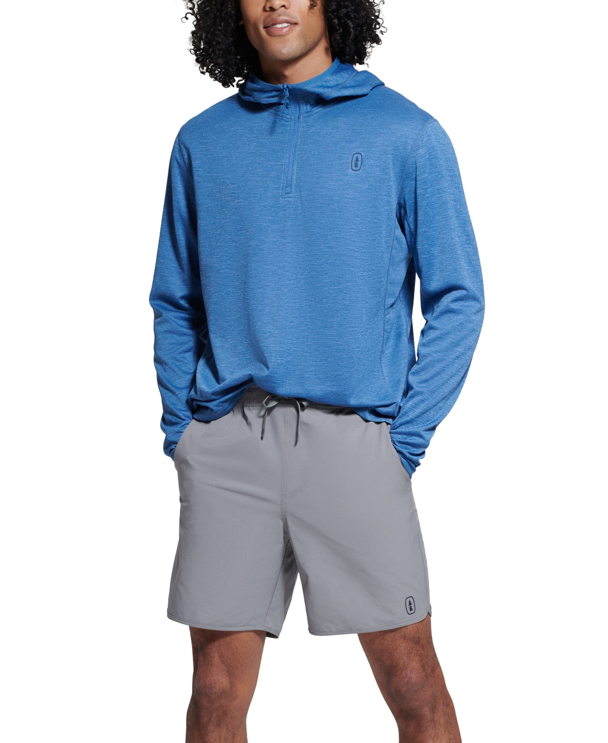 Bass Outdoor Sun Guard Moletom com capuz masculino azul tamanho XX-G