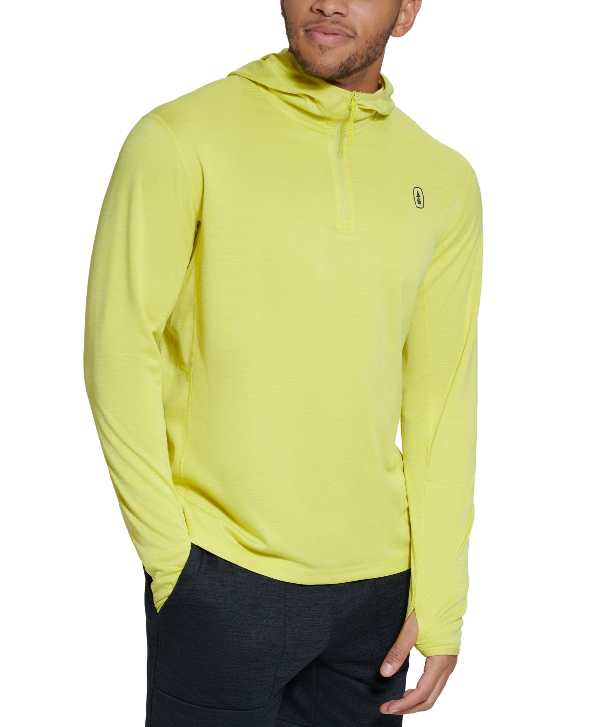 Bass Outdoor Sun Guard Hoodie Masculino Amarelo Tamanho Grande