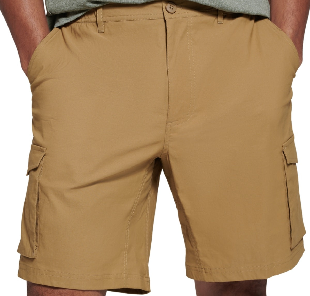 Shorts cargo masculino Bass Outdoor marrom tamanho grande