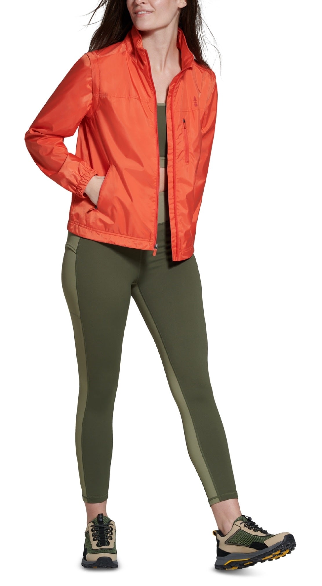 Jaqueta conversível Kennebec feminina Bass Outdoor vermelha tamanho extragrande
