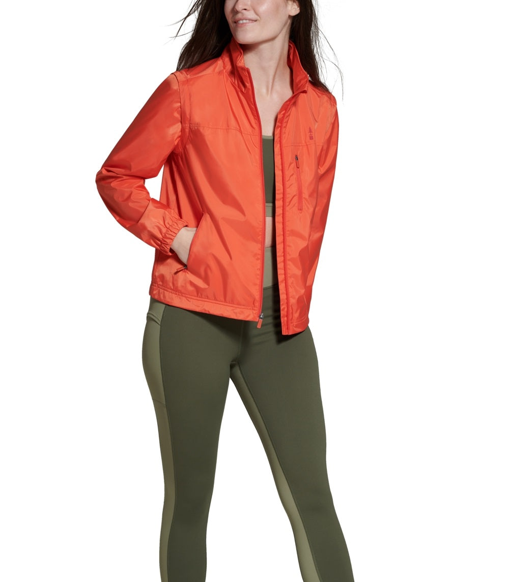 Jaqueta conversível Kennebec feminina Bass Outdoor vermelha tamanho X-S