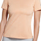 Camiseta básica feminina Bass Outdoor Cross Performance laranja tamanho médio