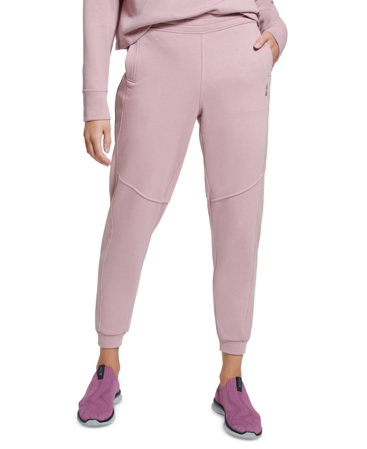 Calça de corrida feminina Bass Outdoor rosa tamanho X-G