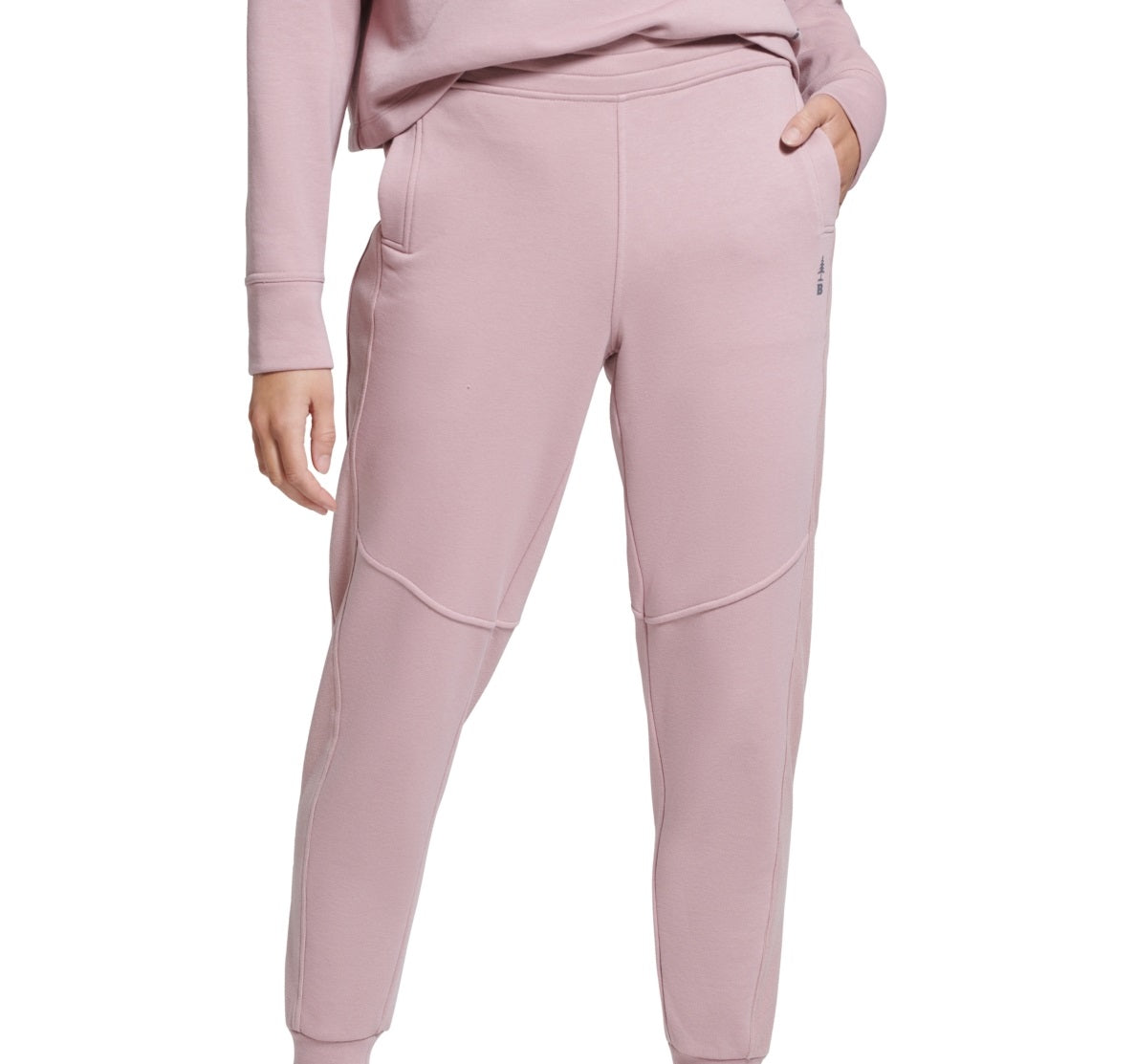 Calça de corrida feminina Bass Outdoor rosa tamanho X-G