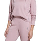 Bass Outdoor Batona French Terry Moletom com zíper e meio zíper feminino rosa tamanho GG
