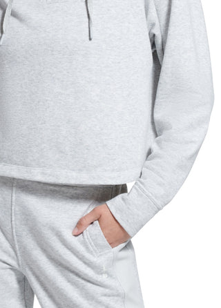 Bass Outdoor Batona French Terry Moletom com zíper e meio zíper feminino cinza tamanho GG