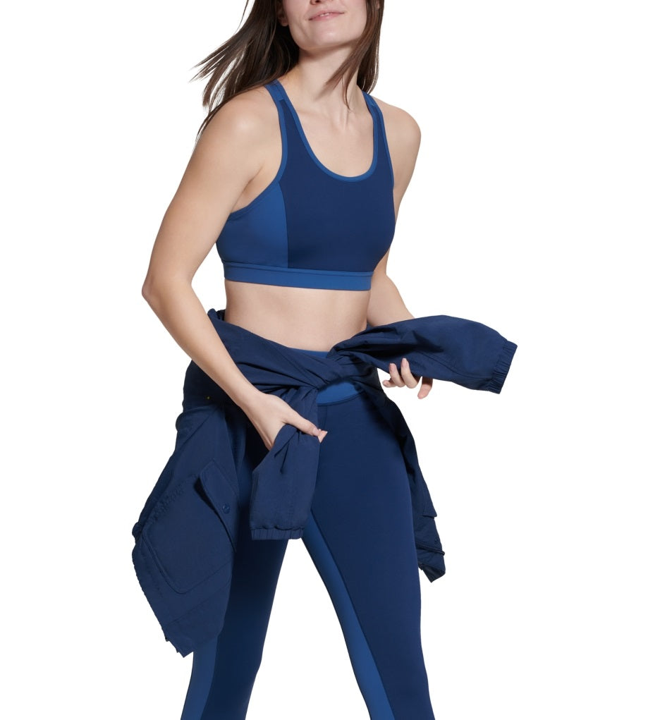 Sutiã esportivo feminino Bass Outdoor Benton Po com bolso traseiro, azul, tamanho pequeno