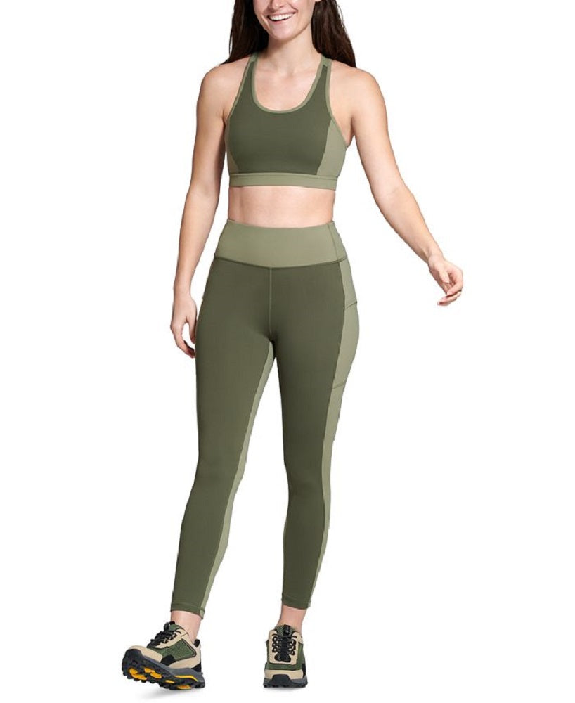 Leggings Bass Outdoor Catamount para mulheres, verde, tamanho grande