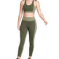 Leggings Bass Outdoor Catamount para mulheres, verde, tamanho médio