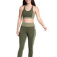 Leggings Bass Outdoor Catamount para mulheres, verde, tamanho médio
