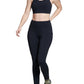 Leggings Bass Outdoor Catamount para mulheres, pretas, tamanho grande